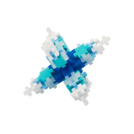 PLUS PLUS - 240 Piece Glitter Frost Mix - Construction Building Stem/Steam Toy, Interlocking Mini Puzzle Blocks for Kids