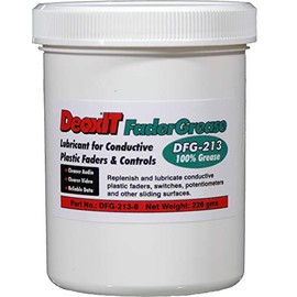 DeoxIT FaderGrease DFG-213-8, Jar, Contact Cleaner/Lube/Protector for Conductive Plastics & Carbon Controls, 226 g, Pack of 1