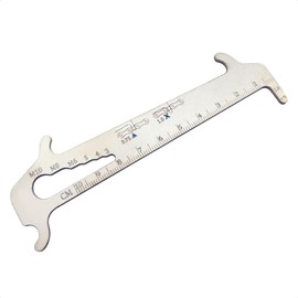 PLAXCON Bicycle Chain Wear Tool for Accurate Maintenance Indicator Chain Checker Tool Measuring Ruler