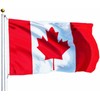 Inkcredibleprinting Canadian Flag 3 x 5 ft Polyester Canada Maple