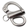 POFET 52mm-316 Stainless Steel Fixed Snap Shackle Spring Shackles, Hand