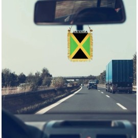 Does Not Apply 4 X 6 Jamaican Flag Small Flags Banners for Car Rearview Mirror Free Shipping!!