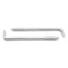 Design61 4 x Straight Screw Hooks Console Hooks Steel Hooks