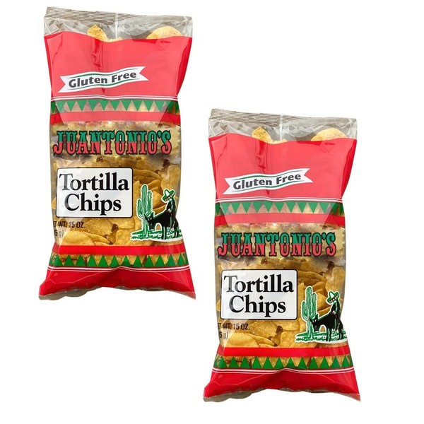 Juanita's Gluten Free TORTILLA CHIPS 15oz (2 Pack)