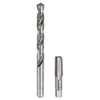 sourcing map Tap & Drill Bit Set, 1pcs 1/4-18 NPT