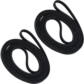 Canamax 134503600 Dryer Drum Belt - Compatible with GE Frigidaire Kenmore Hotpoint - Replaces 134163400 134503600 AP3865318 AH1148434 PS114843 - Pack of 2