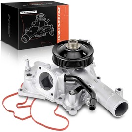 A-Premium Engine Water Pump with Gasket & Pulley Compatible with Ram 2500 3500 2014-2022 Ram 4500 5500 2014-2018 V8 6.4L
