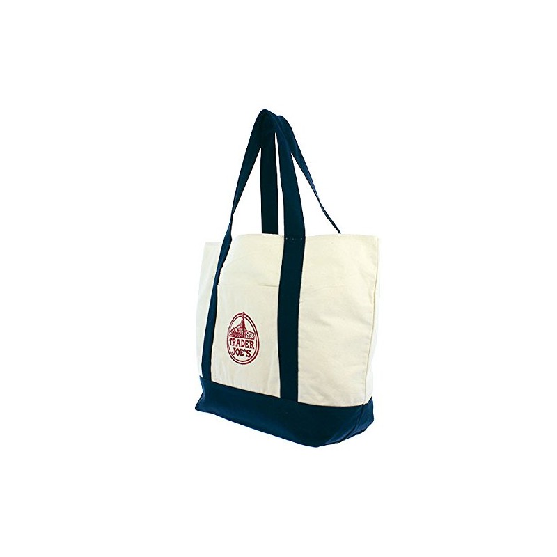 Trader Joe's White Eco Bag, white