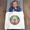 Azeeda 'Smiling Capybara' Cotton Baby Blanket/Shawl (BY00039749)