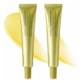 2Pzs Crema Suero Vitamina C (5%) Y Glutatión Para Rostro Y Ojos. Booster Iluminador Y Reafirmante Facial Antienvejecimiento, Aclara Manchas E Hidrata 