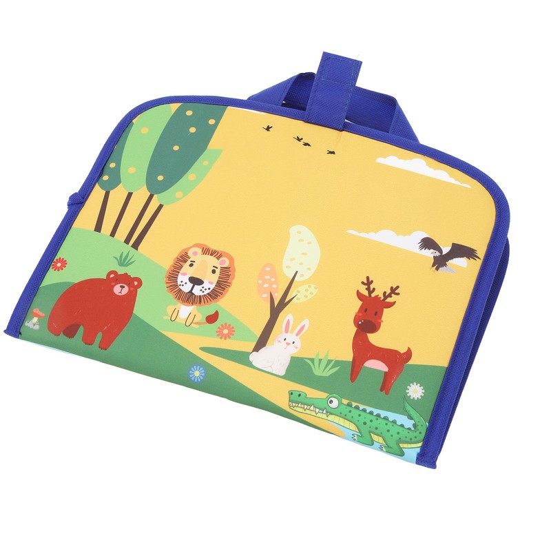 Kids Water Painting Board Portable Handle Reusable Mess Free Educational