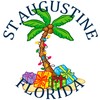 CafePress Summer St. Augustine Florida Round 4" MDF Holiday Ornament