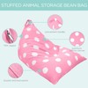 Aubliss Stuffed Animal Storage Bean Bag Chairs Cover, 50"x 35"