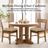 Wellsin Chair Cushions for Dining Chairs 4 Pack, 15.5" X