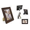 DECANIT 3.5x5 Picture Frames Rustic Distressed Brown Wood Pattern High