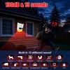 Solar Motion Sensor Alarm with Strobe Light, 130dB Outdoor Security