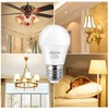 Ajuns LED 3W 25 Watt Light Bulbs Equivalent, 120V Ceiling