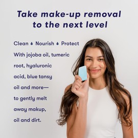 HIBAR Solid Cleansing Oil Bar – Natural Makeup Remover – Melts Makeup, Sunscreen, Dirt, Oil – Eco-Friendly, Vegan, Paraben-Free, Travel-Friendly, 1.7oz Solid Cleansing Bar