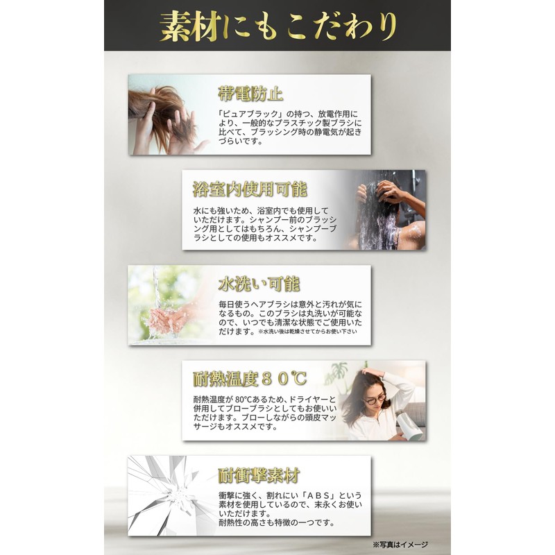Day7クッションヘアブラシ 絡み ツヤ 静電気 スカルプケア 高級 プレゼント 頭皮ケア