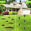 Mole Repellent for Lawns 8 Pack, Solar Powered Mole Repeller