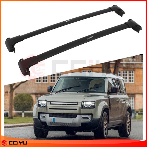 CCIYU For 2020-2021 Land Rover Defender Aluminum Roof Rack Cross