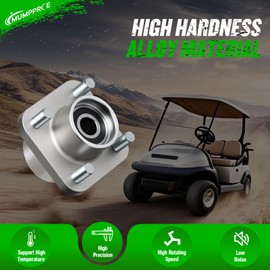 MUMPPRCE Golf Cart Front Wheel Hub Assembly for Club Car DS & Precedent 2003-Up, Tempo 2018-Up, Club Car Front Wheel Bearings with Dust Cover Fits Gas or Electric Golf Carts, OEM# 102357701, 2PCS