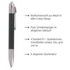 ONLINE 4-Color Ballpoint Pen Carbon │ Multifunctional biro │ Four