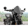 Motorcycle Windshield Deflector with Bracket Double Bubble Windscreen Fit for