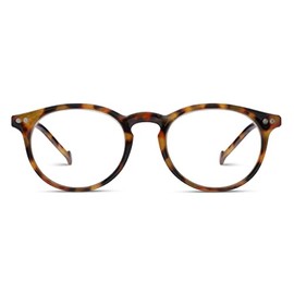 Peepers by PeeperSpecs Women's Brain Trust Round Reading Glasses, Tortoise, 47 + 1