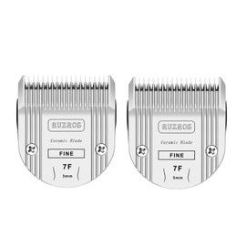 Ruzros 7F Pet Dog Standard Grooming Replacement Blade Compatible with Wahl 5 in 1 Arco,Bravura,Chromado,Creativa,Figura,Motion,Bellissima Clippers,Cutting Length 1/8 in（3mm） 2 Pack