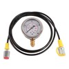 Hydraulic Hose Test Point Coupling M16*2‑BSP1/4 + 0~400BAr 6000PSI Gauge