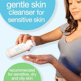 Gentle Frothy Facial Skin Cleanser for Kids and Pre Teens Sensitive Skin Rosacea Best Skincare for Kids by Kidskin