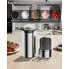 BZPP Electric Salt and Pepper Grinder Set - 6 Adjustable