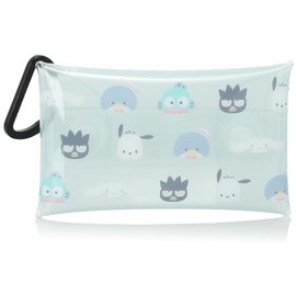 Sanrio Sanrio0055 Clear Multi Case, Small Size, with Carabiner, Small Items, Coin Purse, Smart Key, Car, Bicycle, Key, Key Case, Earphone Case, Airpods Case, Bag Accessories, Pouch, For Work or School