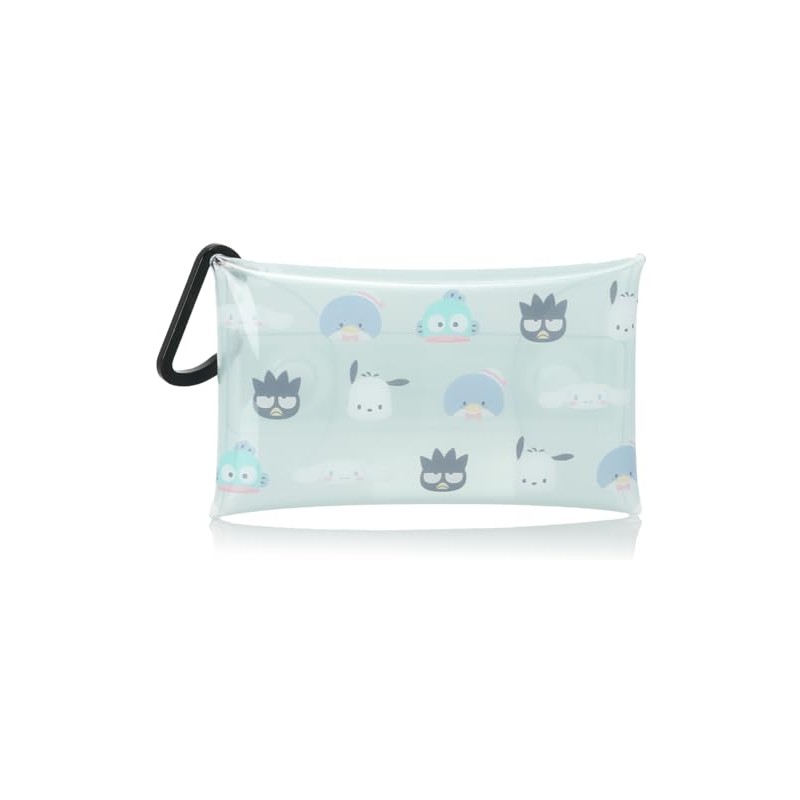 Sanrio Sanrio0055 Clear Multi Case, Small Size, with Carabiner, Small