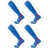 Compression Socks (2 Pair) for Men and Women 20-30 mmHg