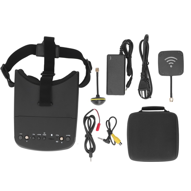 EV800D FPV Goggles with DVR 40CH 5 Inch 800x480 Resolution