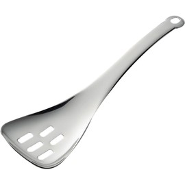 Shimomura 42747 Service Spoon, Hole, 8.3 inches (21 cm), Server Spoon, Serving Spoon, Made in Japan, Stainless Steel, Mama Cook, Tsubamesanjo