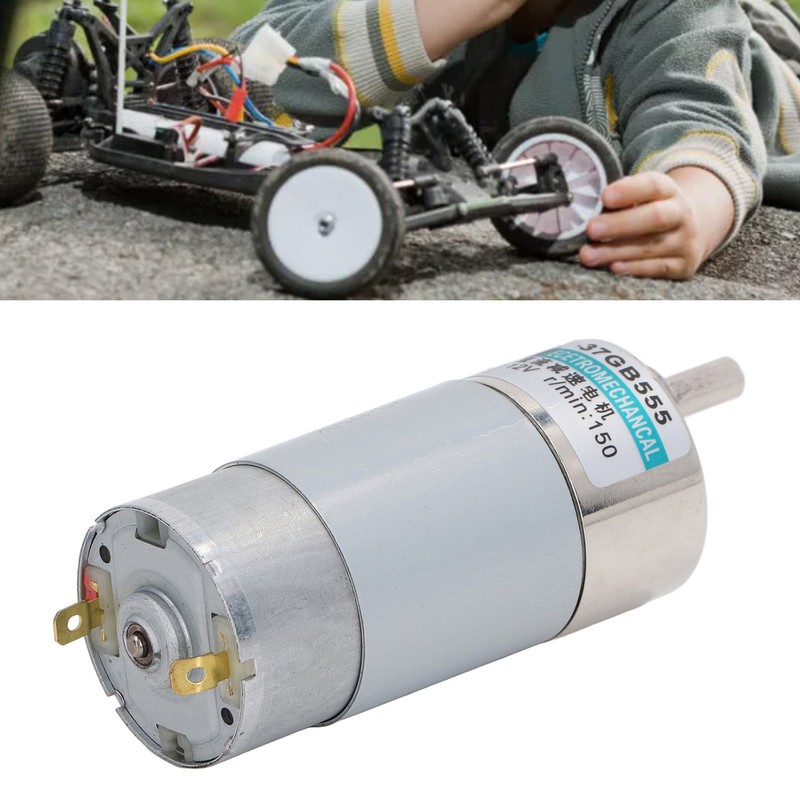 DC 12V 100RPM Gear Motor High Torque Electric Micro Speed