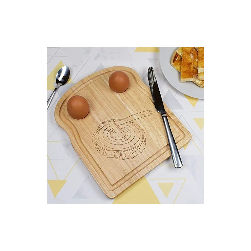 'Axe Throwing Target' Wooden Breakfast Board (WB00066920)