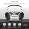Magnavox MD6924 Portable Top Loading CD Boombox with AM/FM Stereo