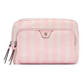 Cosmetiquera/ Neceser 4 En 1 Victoria´s Secret Color Rosa rayas