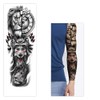 Fake LionTemporary Sleeve Tattoos for Men Women,4-Sheet