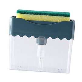 BUGUUYO Wavy Grain Press Sponge Wipes Kitchen Brush Liquid Box Liquid Press Dispenser