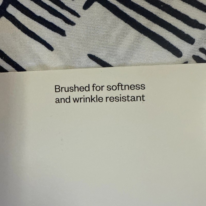 Room Essentials Easy Care King Size Printed Pattern Sheet Set