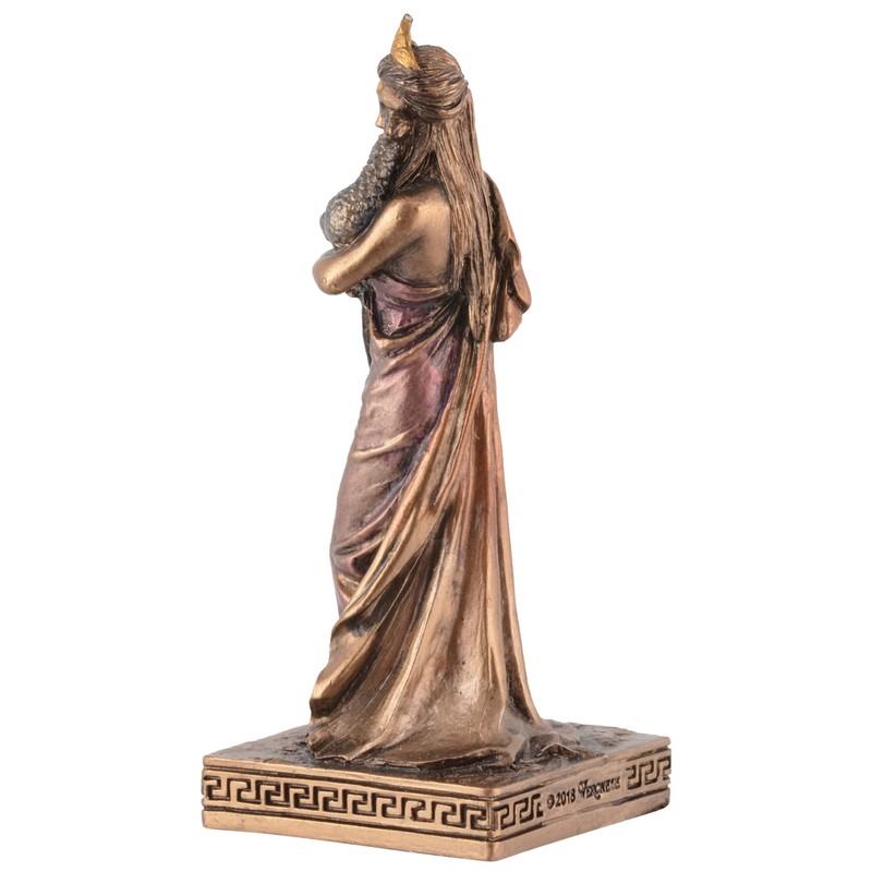 Veronese Miniature Figurine Greek Goddess Hera - Painted with Bronze