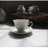 Guangyang 12 Pieces Tea Cup set Fine Porcelain 6oz Cup
