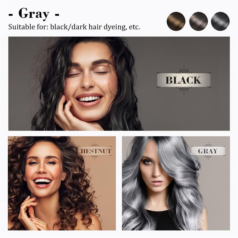 Dark Gray Microblading 3D Eyebrow Pencils Smudge-Proof Natural Brows