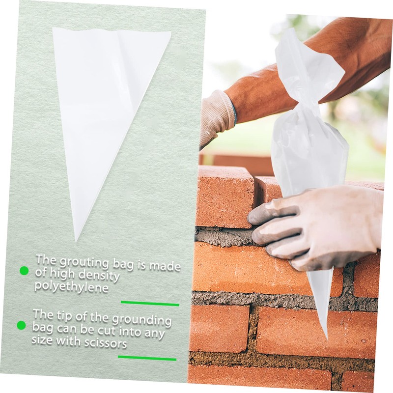 WOONEKY 20pcs Cement Sealer Bags for Grouting and Masonry Applications