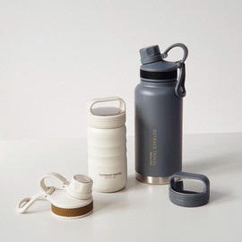 Oslo Outback warm and cold stainless steel tumbler, 4 capacities, 5 colors (including 2 lids), 1800ml1800ml_gray gray / 오슬로 아웃백 보온 보냉 스텐 텀블러 4가지용량 5가지색상(뚜껑2개 포함), 1800ml1800ml_그레이그레이